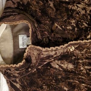 Gorgeous Chico's  Brown Button-Up  Jacket Sz 3 or L